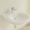 Villeroy en Boch O.novo Vita wastafel Vita met 1 kraangat met overloop 55x55cm wit 1025053