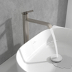 Villeroy & Boch Dawn Eengreeps wastafelkraan verhoogd - Matt Brushed Nickel (RVS) SW974157