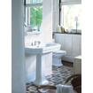 Duravit Serie 1930 wastafel 80x55cm 1 kraangat overloop wit 0303703