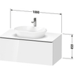 Duravit D-Neo wastafelonderkast 100x45.9x55cm 1 lade Eiken (terra) Mat SW641167