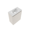 MONDIAZ TURE-DLUX 40cm toiletmeubel Linen. EDEN wastafel Opalo positie midden. Zonder kraangat. SW1104377