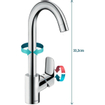 Hansgrohe Logis keukenkraan 260 chroom GA53614