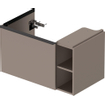 Duravit D-Neo wastafelonderkast 78.4x44x45.2cm 1 lade met softclose Basalt Mat SW640774