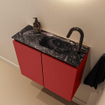 MONDIAZ TURE-DLUX 60cm toiletmeubel Fire. EDEN wastafel Lava positie rechts. Met 1 kraangat. SW1103760