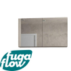 FugaFlow Eccelente Arredo spiegel badkamer spiegelkast - 120x70cm - walnoot SW1123655