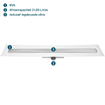 Easy Drain Compact 30 FF zero douchegoot enkele plaat met zijuitloop 6x70cm RVS 2302610