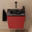MONDIAZ TURE-DLUX 40cm toiletmeubel Fire. EDEN wastafel Lava positie midden. Zonder kraangat. SW1103828