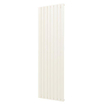 Plieger Cavallino Retto designradiator verticaal enkel middenaansluiting 2000x602mm 1332W pergamon (RAL9001) 7255320