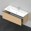 Duravit D-Neo wastafelonderkast 121x44x46.2cm 1 lade Natuur eiken Mat SW641069