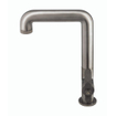 Crosswater Union Wastafelkraan - hoog - opbouw - koudwaterkraan - brushed black chrome (gunmetal) SW968260