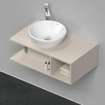 Duravit D-Neo wastafelonderkast 80x26x48cm Taupe Mat SW641162