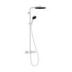 HansgrohePulsify Puro1jet showerpipe ecosmart 260 thermostatisch 3jet handdouche en doucheslang 160cm mat wit SW1151840