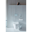 Duravit SensoWash Starck F lite douchewc pack compleet met wandcloset diepspoel spoelrandloos 37.8x57.5cm met closetzitting met deksel wit SW420600