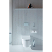 Duravit SensoWash Starck F Plus douchewc - 37.8x57.5cm - spoelrandloos - met closetzitting - Automatisch openen/sluiten van deksel - glans wit SW420922