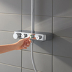 GROHE Euphoria smartcontrol Regendoucheset Opbouw - hoofddouche vierkant 31cm - handdouche staaf - chroom OUTLETSTORE STORE35214