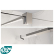 FugaFlow Eccelente Vetro inloopdouche badkamer verlengde Stabilisatiestang 200cm los incl. bevestigingsmaterialen - chroom SW1123673