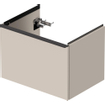 Duravit D-Neo wastafelonderkast 63.4x44x45.2cm 1 lade met softclose Taupe Mat SW640735