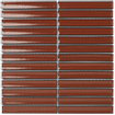 The Mosaic Factory Sevilla mozaïektegel - 29.6x29.9cm - wandtegel - Rechthoek - Porselein Terra Red Glans SW397942