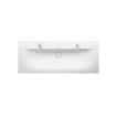 Duravit Viu meubelwastafel 2 kraangaten met overloop 123x49cm wit SW297111
