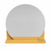 Mondiaz SPOT Badkamerspiegel - rond 40cm - spiegelplanchet - kleur Ocher SW1235560