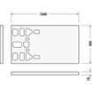 Duravit douchebakdrager SW93612