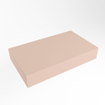 Mondiaz TOP 23 Vrijhangend Topblad - 70x23.5x12cm - geschikt voor waskom - Solid surface - Rosee SW1021918