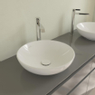 Villeroy & Boch Loop & friends opzetwastafel 42cm rond met overloop CeramicPlus wit SW644145