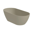 Riho Bilbao vrijstaand bad - 170x80cm - solid surface - mat Pebble Grey (Beige) SW956601