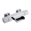 Wiesbaden Rombo thermostatische badmengkraan waterval chroom SW10563