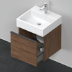 Duravit D-Neo wastafelonderkast 48.4x44x44.2cm 1 lade Noten (donker) Mat SW640737