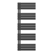 Belrad Handdoekradiator - links - aansluiting/comb - 1600X600mm- Zwart SW1152683
