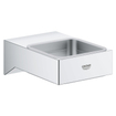 GROHE Selection Cube Wandhouder - voor zeepschaal/glas/zeepdispenser - chroom SW97669