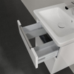 Villeroy & Boch Subway 2.0 wastafelonderkast 48.5x59cm 2 lades Glossy white SW479810