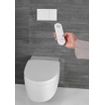 Geberit AquaClean Mera Comfort Douche WC - geurafzuiging - warme luchtdroging - ladydouche - softclose - glans/chroom afdekplaatje - glans wit GA13633