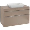 Villeroy & Boch Venticello semi inbouw opzetwastafel zonder kraangat 55x36cm met overloop ceramic + wit 1025159