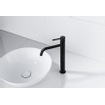 Fortifura Calvi Slim Wastafelkraan - 32cm - verhoogd - opbouw - mat zwart SW377836