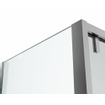 Saniclass Neptune douchecabine 120x90cm met schuifdeur 8mm veiligheidsglas met anti kalk zilver gepolijst SW543467
