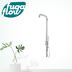FugaFlow Eccelente Sobrado Badkamer Original Buitendouche - RVS 316 - handdouche - wandmodel - geborsteld RVS SW1123699