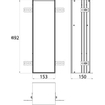 Emco Asis Plus toiletmodule inbouw met betegelbare deur SW206167