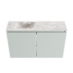 MONDIAZ TURE-DLUX 80cm toiletmeubel Greey. EDEN wastafel Glace positie links. Zonder kraangat. SW1103291