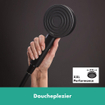 Hansgrohe Pulsify handdouche 10.5cm 1jet mat zwart SW651043
