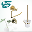 FugaFlow Eccelente Acces Toiletset 3-delig geborsteld Messing PVD SW1123854