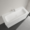 Villeroy & Boch Finion meubelwastafel 1 kraangat 120x50cm Ceramic+ zonder overloop stone white SW209580