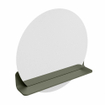 Mondiaz SPOT Badkamerspiegel - rond 60cm - spiegelplanchet - kleur Army SW1235485