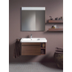 Duravit Durastyle wastafel 80x48cm 1 kraangat overl. wgliss wit SW54162