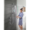 Hansgrohe Crometta vario doucheset 65cm met zeepschaal wit chroom SW73216