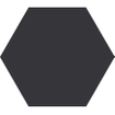 Cifre Ceramica Hexagon Timeless wand- en vloertegel - 15x17cm - 9mm - Zeshoek - Zwart mat SW476707