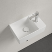 Villeroy & Boch Memento 2.0 fontein onderzijde geslepen 40x26cm zonder overloop 1 kraangat ceramic+ stone white SW358484