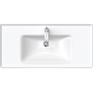 Duravit D-Neo wastafel 100.5x48x17cm 1 kraangat rechthoek Keramiek Wit SW640384