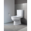 Duravit DuraStyle Basic WC-zitting 37.3x43x4.3cm met softclose Kunststof wit Glanzend SW54216